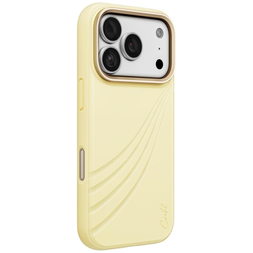Uniq Coehl Serina magnetisk ladetaske til iPhone 18 Pro / 17 Pro – gul
