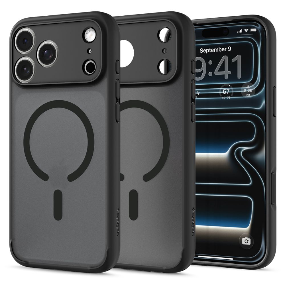Spigen Ultra Hybrid MagSafe-etui til iPhone 18 Pro Max / 17 Pro Max – frostsvart