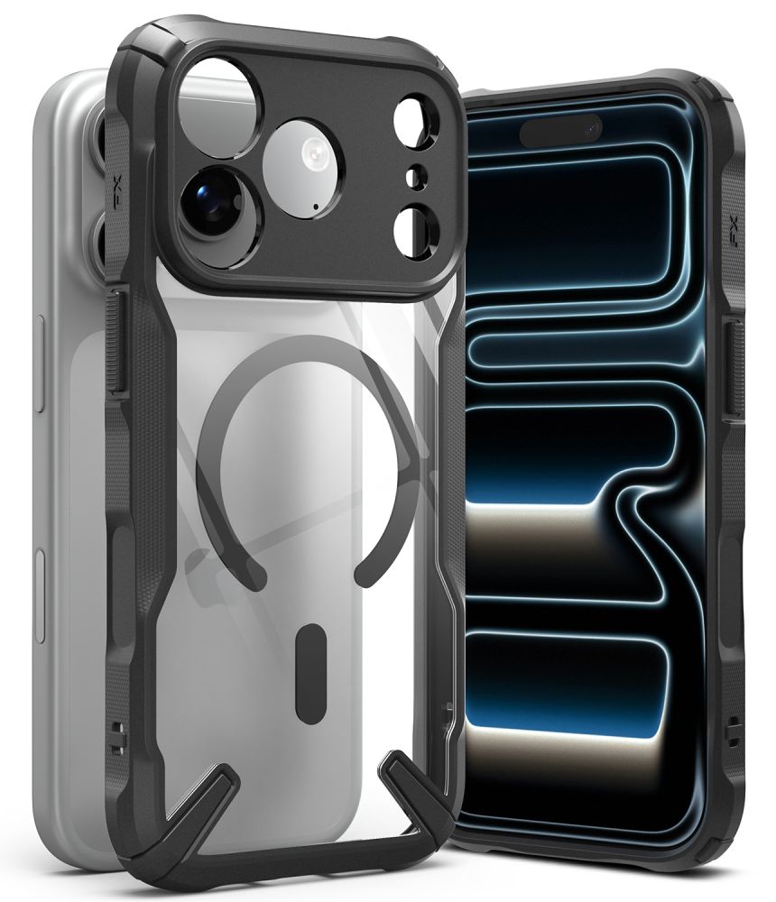 Ringke Fusion X magnetisk MagSafe-etui til iPhone 18 Pro Max / 17 Pro Max – svart