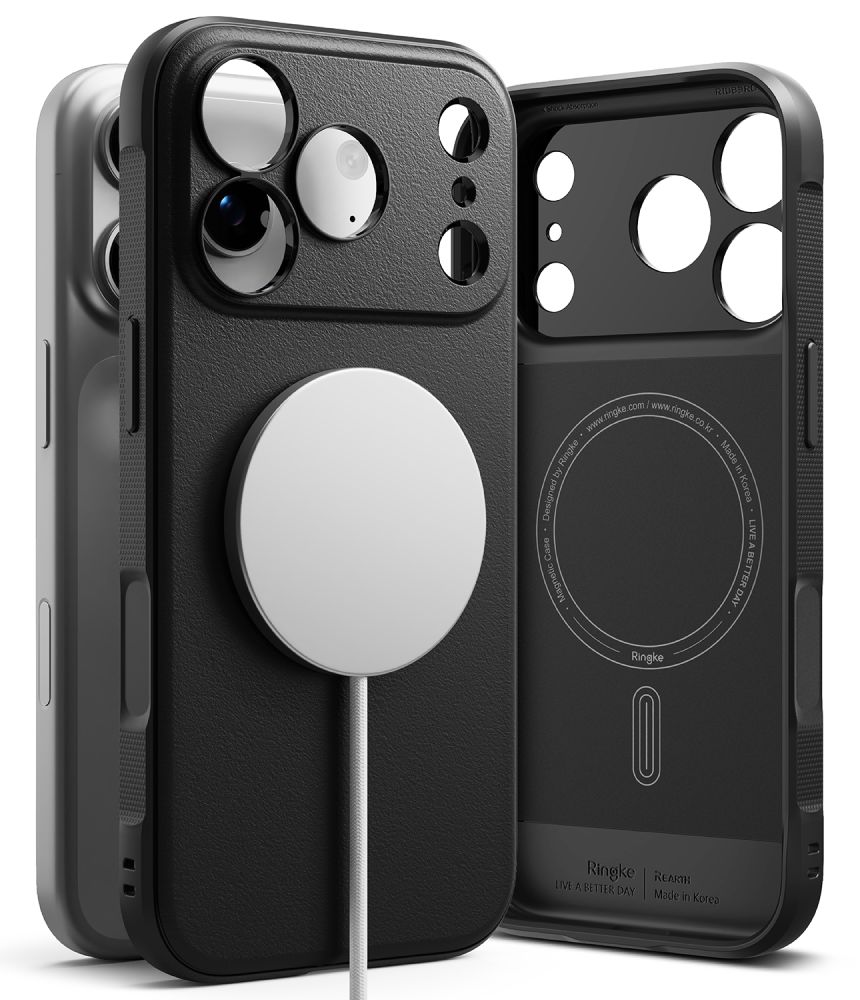 Ringke Onyx Magsafe-etui til iPhone 18 Pro / 17 Pro – svart