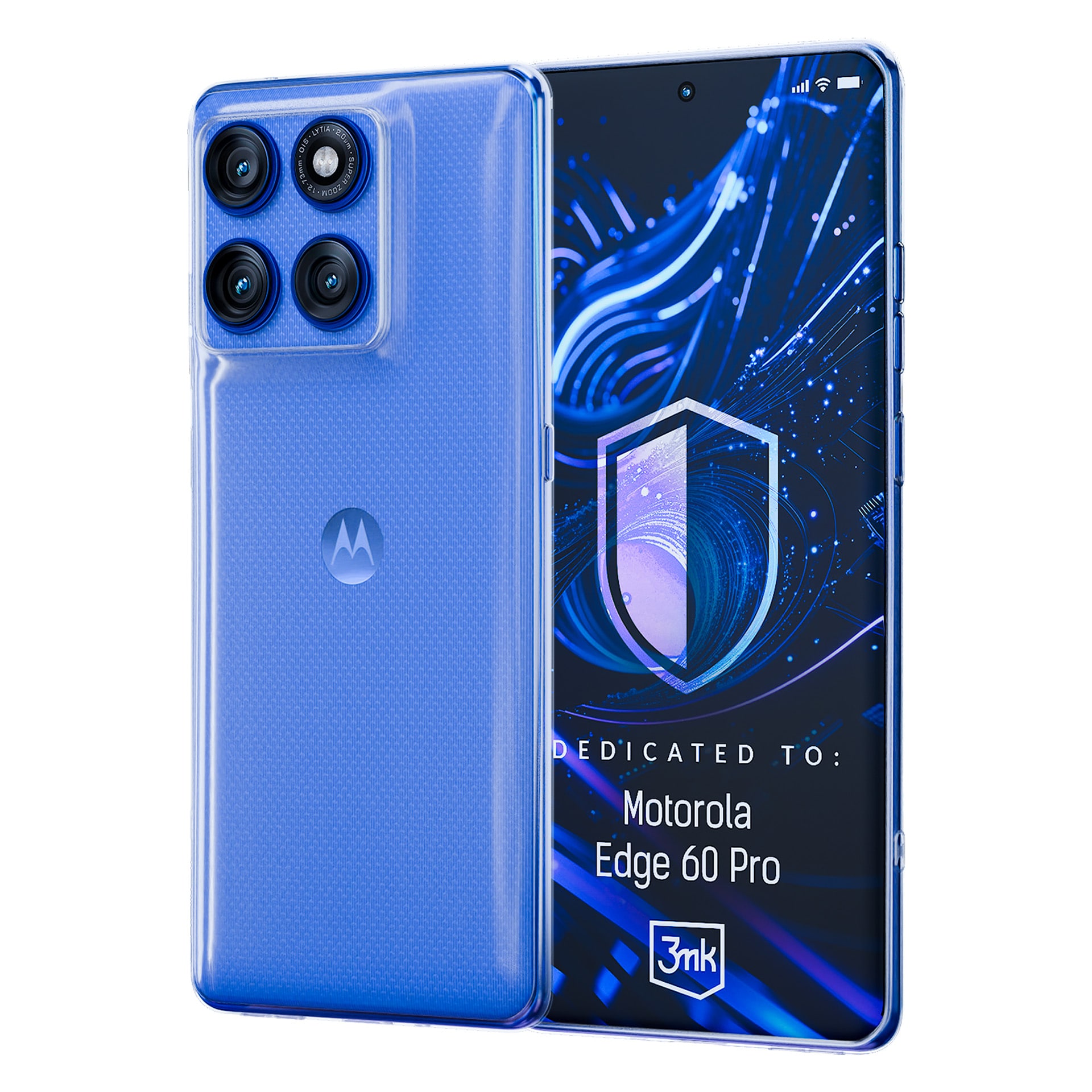3mk gjennomsiktig deksel til Motorola Edge 60 Pro – gjennomsiktig