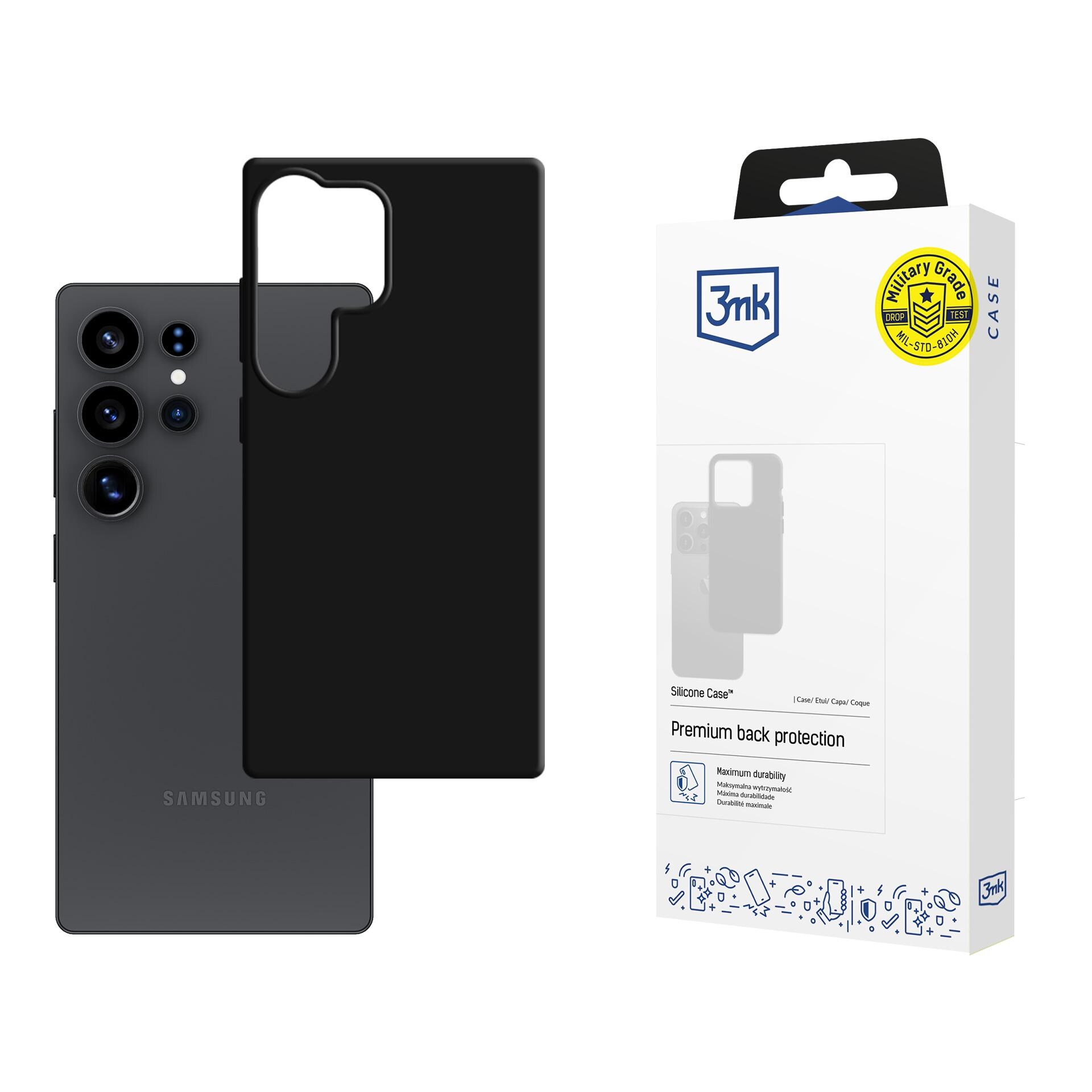 3mk silikonetui til Samsung Galaxy S25 Ultra – svart