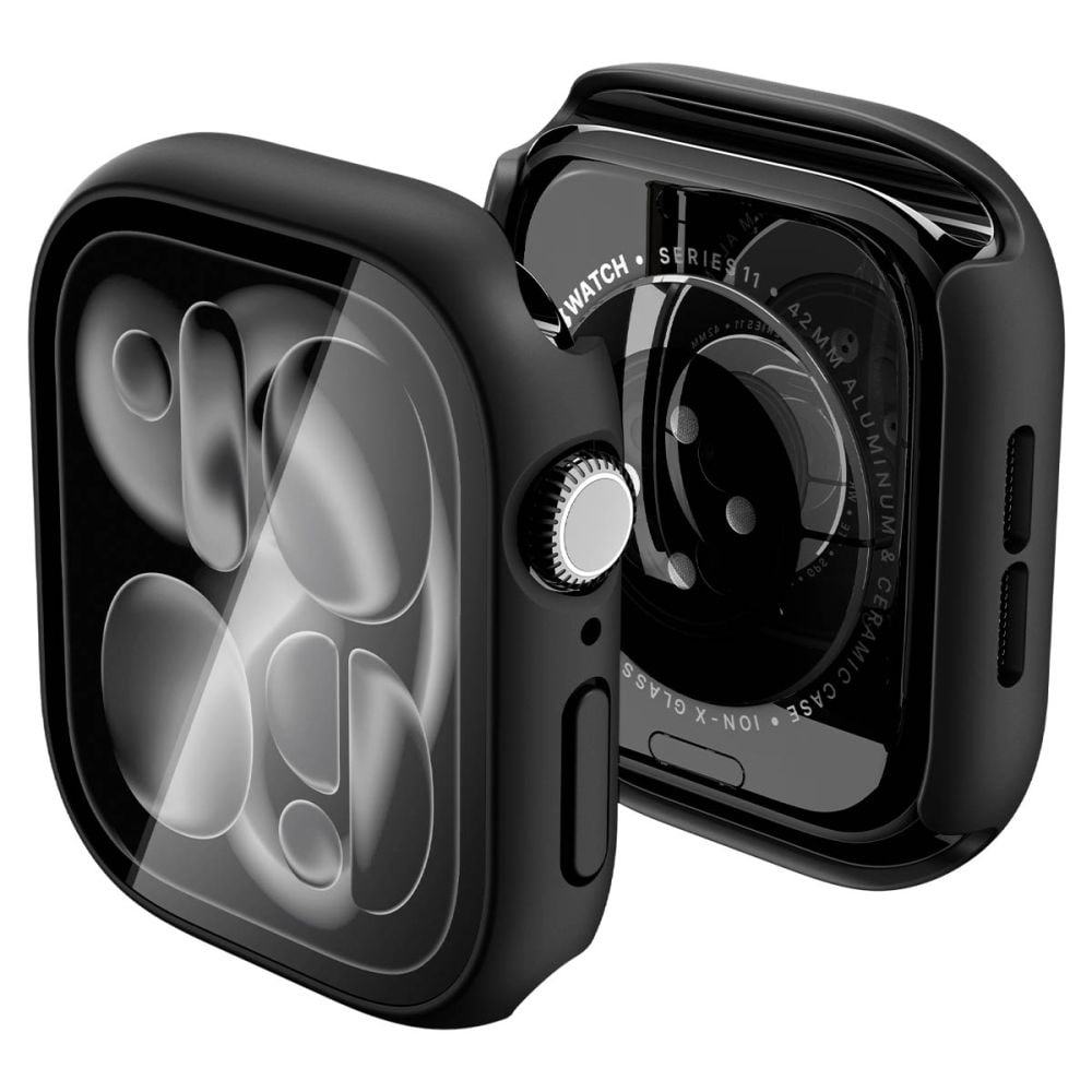 Spigen Thin Fit 360-etui Spigen Thin Fit 360-etui til Apple Watch 42 mm – svart