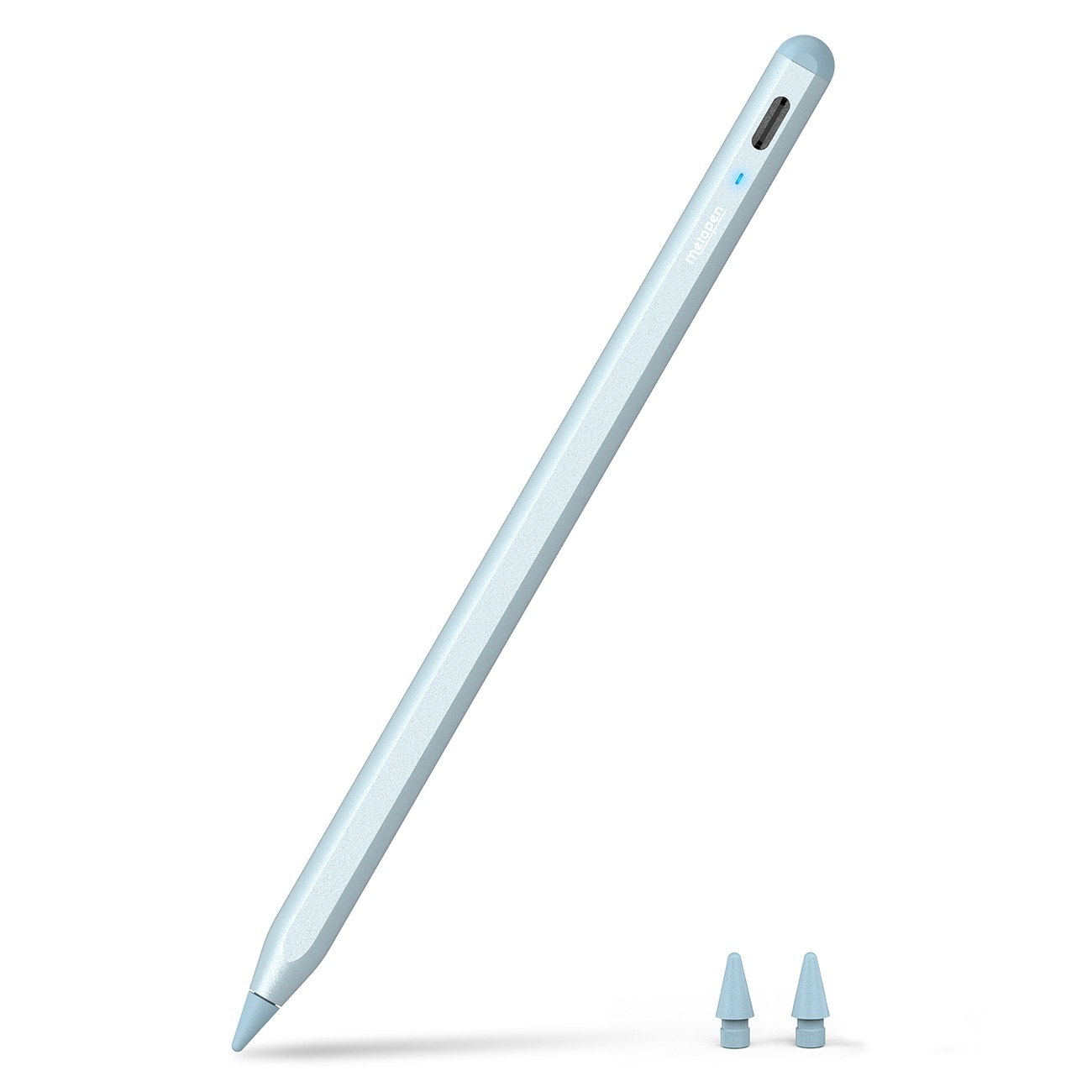 Metapen A8 V4 aktiv stylus til iPad med USB-C – blå