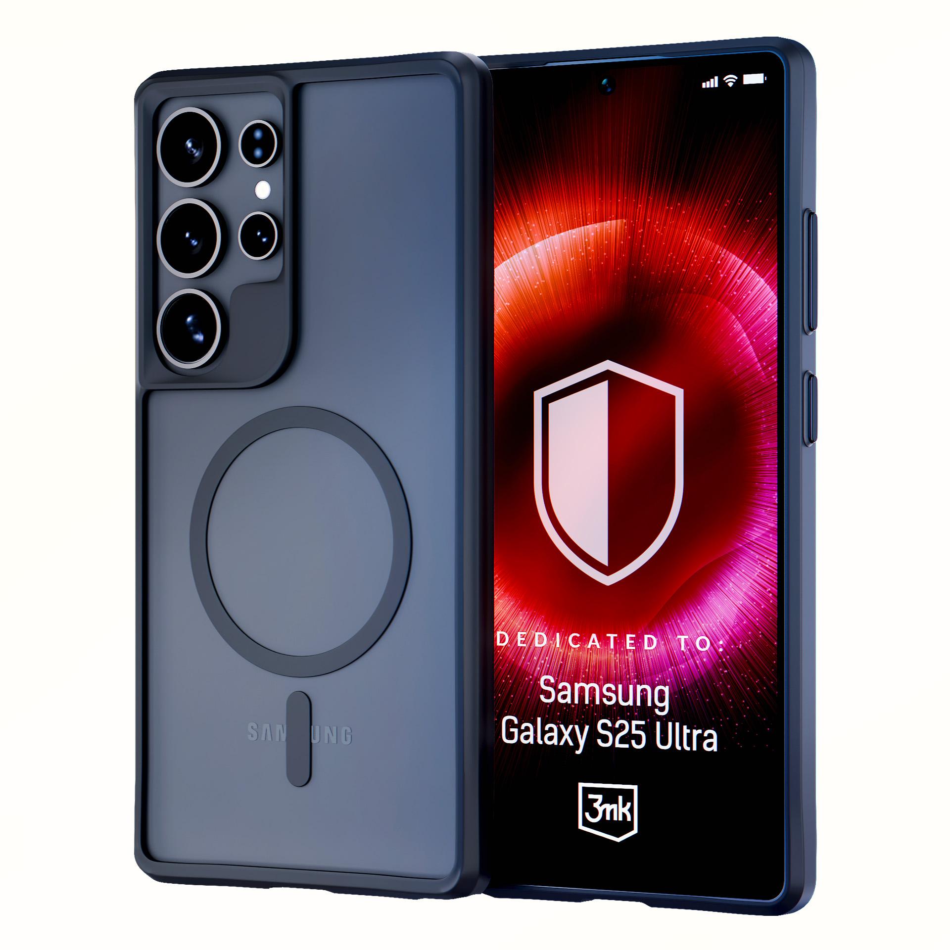 3mk Satin Armor MagCase til Samsung Galaxy S25 Ultra – gjennomsiktig
