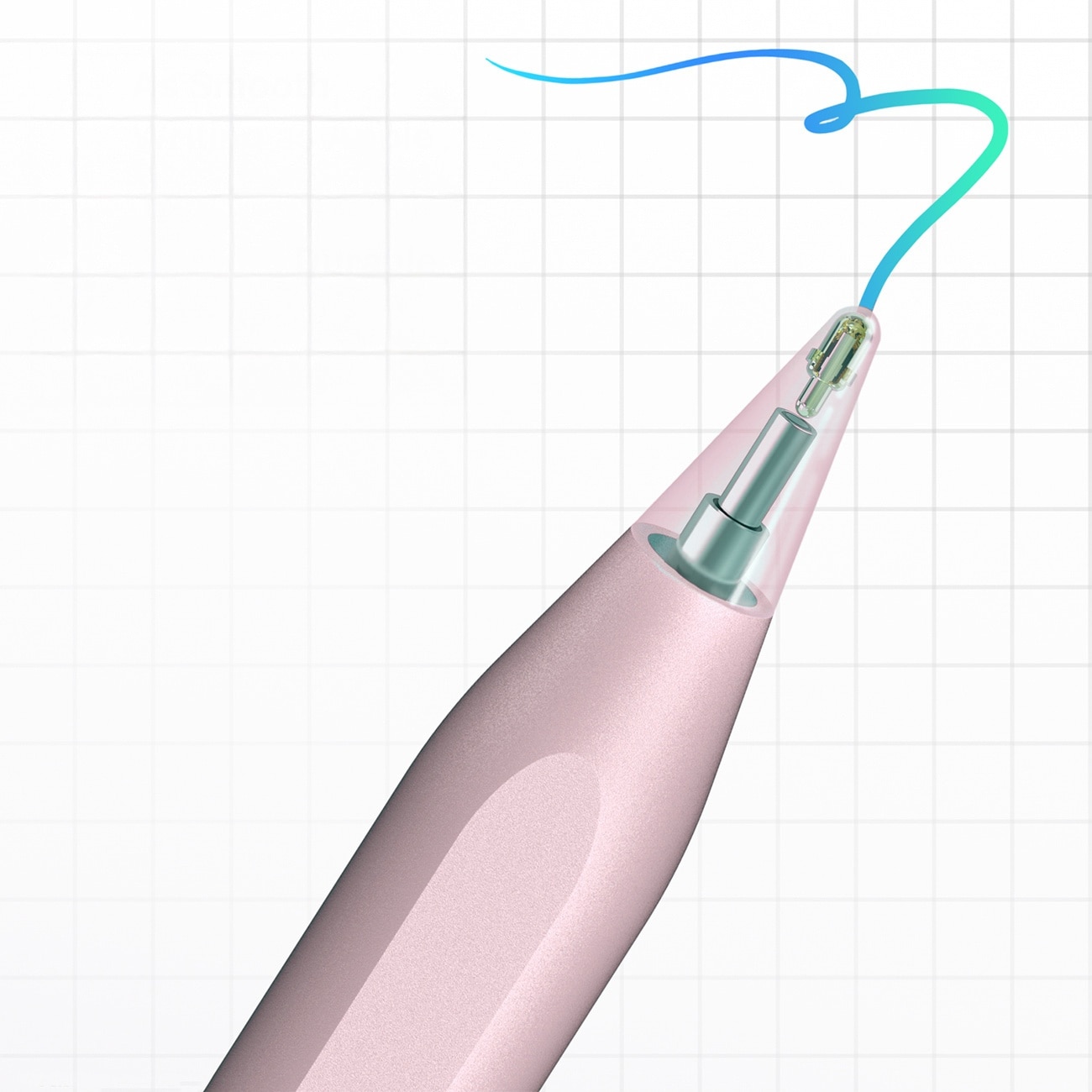 Metapen A8 V4 aktiv stylus til iPad med USB-C – rosa
