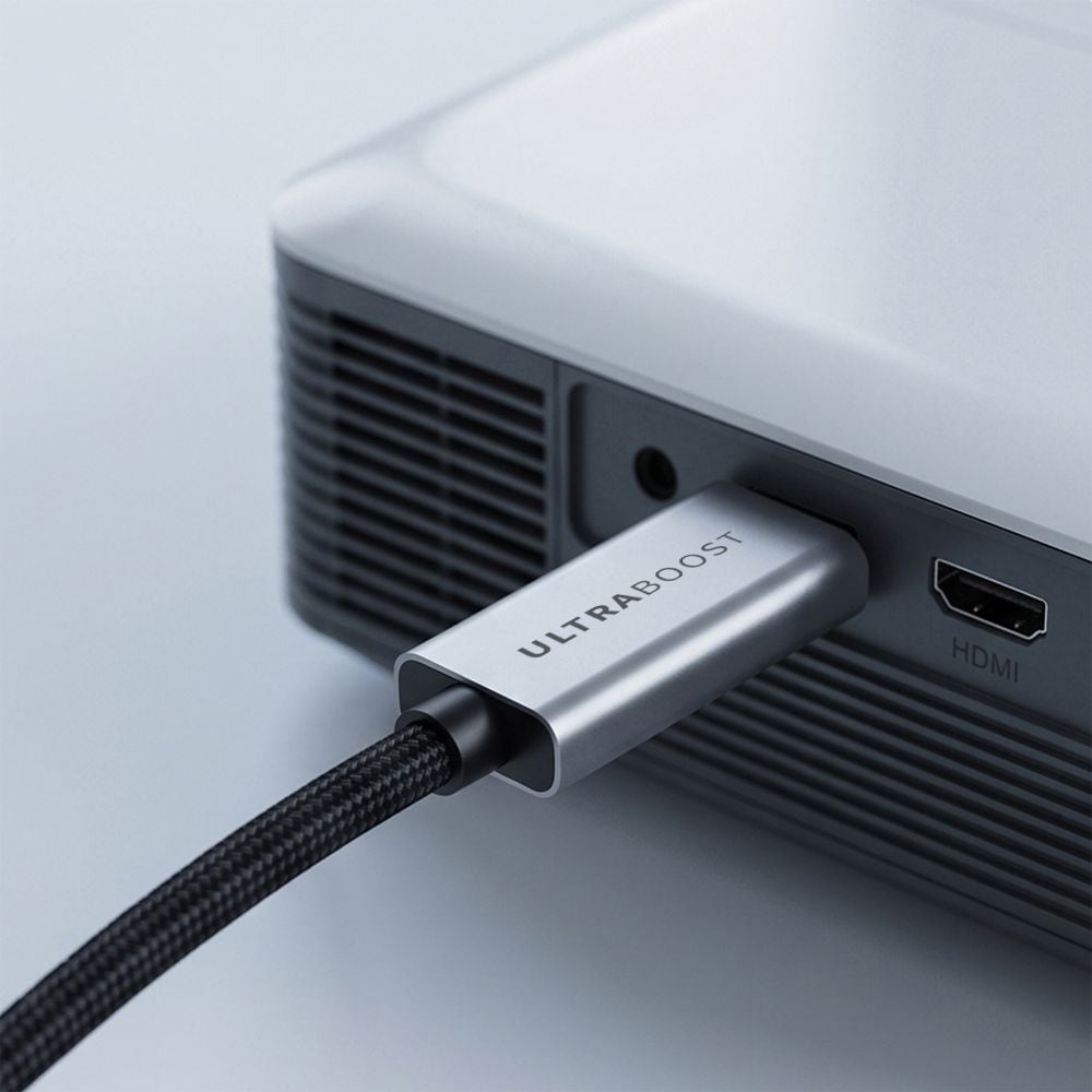 Tech-Protect UltraBoost USB-C HDMI 2.1 60 Hz videokabel 300 cm – grå
