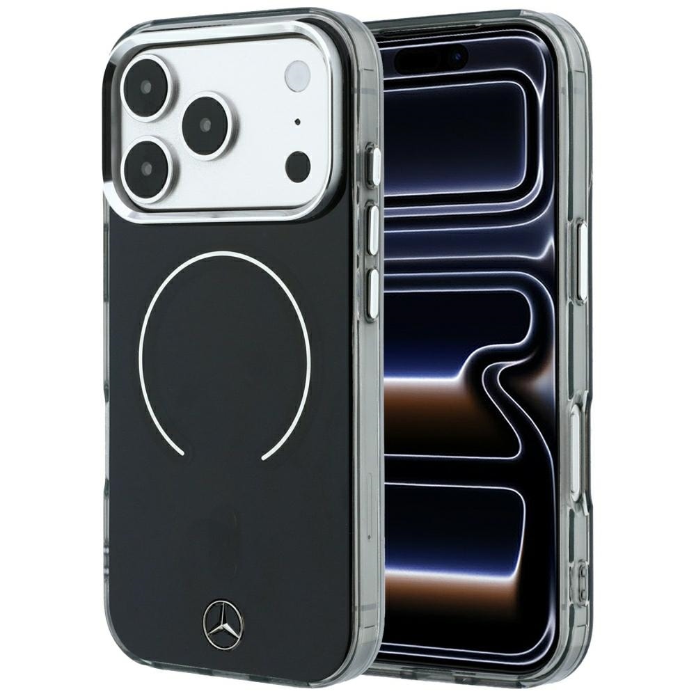 Mercedes MagSafe-etui med ikonisk logo i to lag til iPhone 18 Pro Max / 17 Pro Max – svart