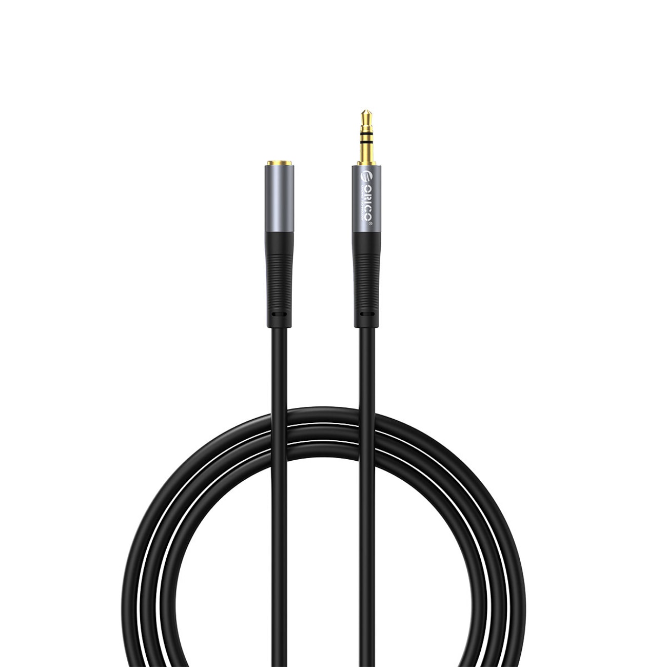 Orico AXF 3,5 mm mini-jack lydkabel (hann til hunn), 1 m – svart