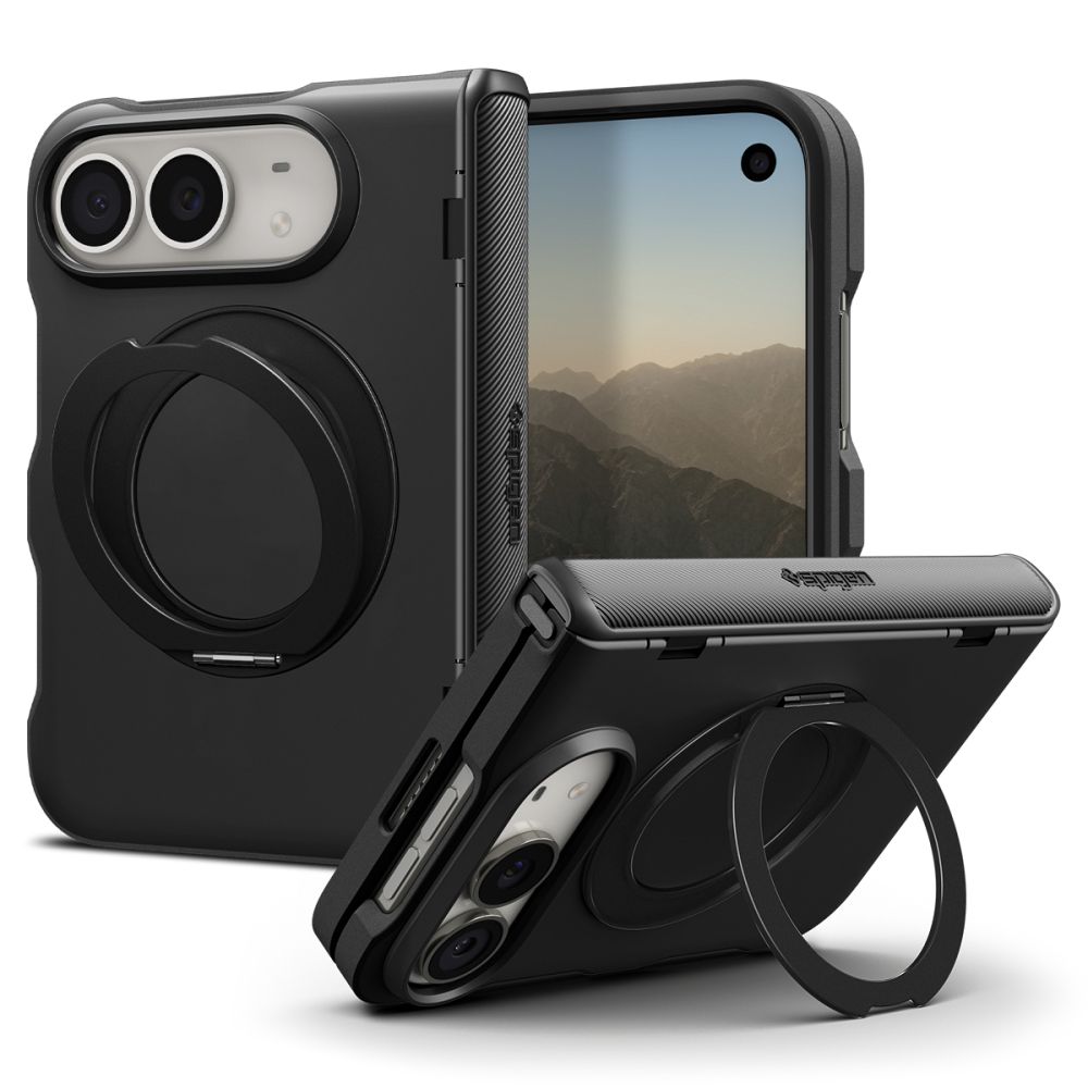 Spigen Slim Armor Pro S Magsafe-etui for iPhone Duo – svart