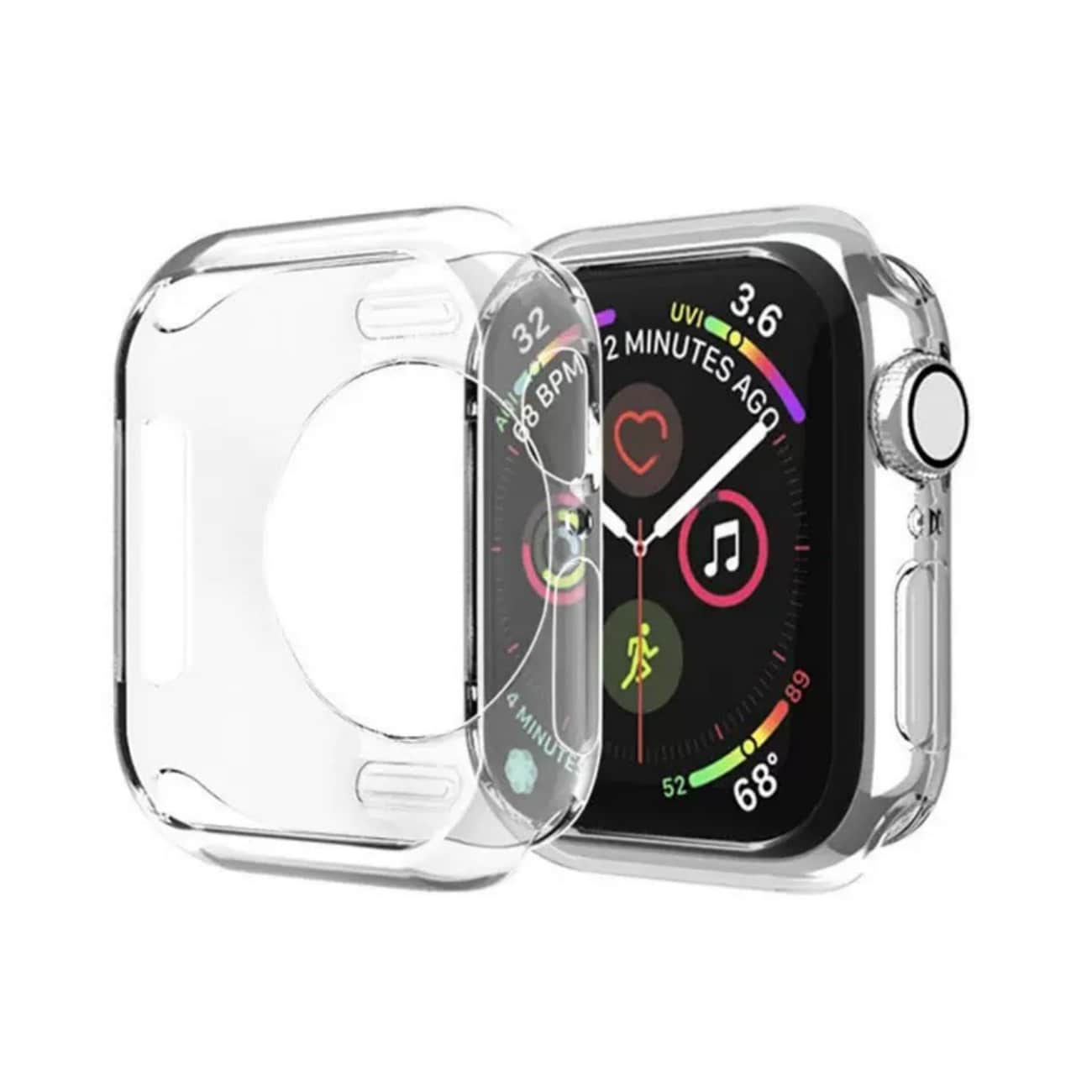 Ultraklar urkasse til Apple Watch 46 mm (Serie 10) – gjennomsiktig