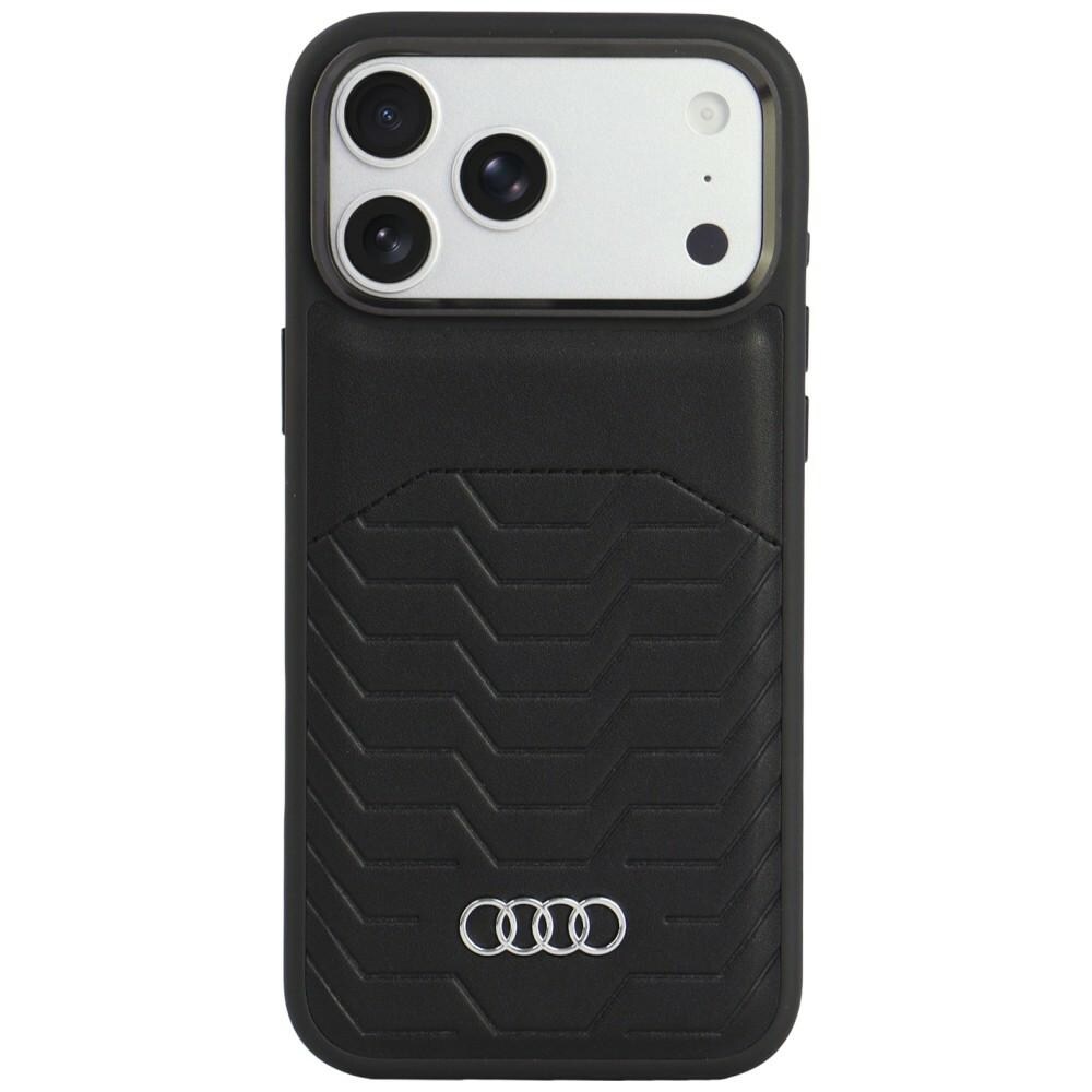 Audi GT MagSafe-etui i syntetisk skinn til iPhone 18 Pro Max / 17 Pro Max – svart