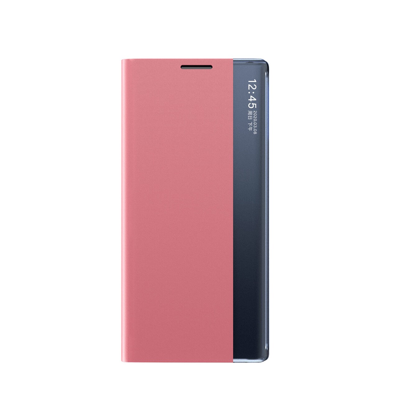 Nytt «Sleep Case»-etui til Samsung Galaxy S25 Ultra med klaff og stativ – rosa