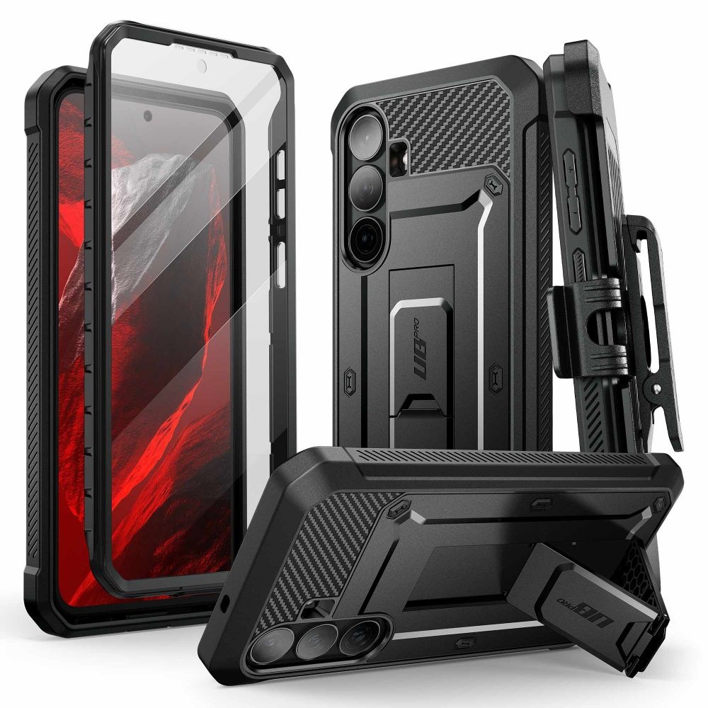 Supcase Unicorn Beetle Pro-etui til Samsung Galaxy S26 FE – svart