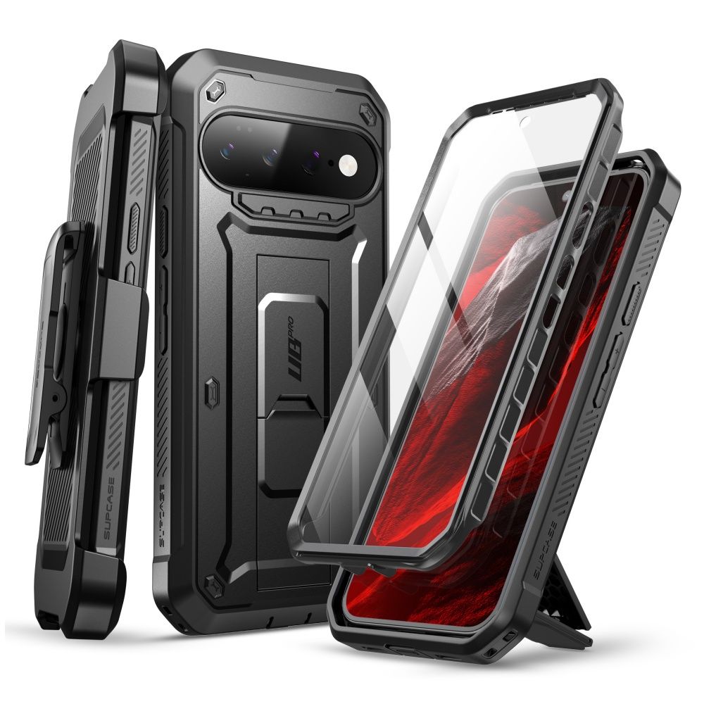 Supcase Unicorn Beetle Pro-etui til Google Pixel 11 Pro XL – svart
