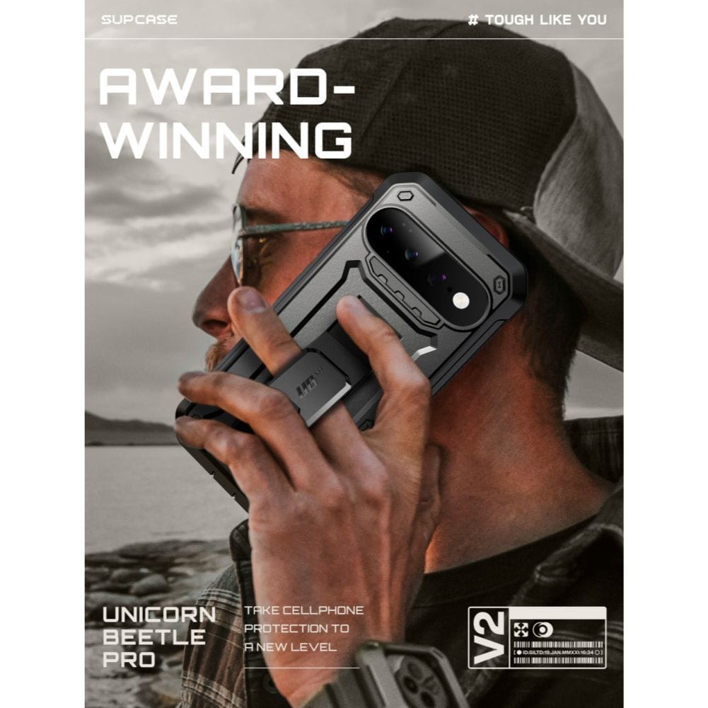 Supcase Unicorn Beetle Pro-etui til Google Pixel 11 Pro XL – svart