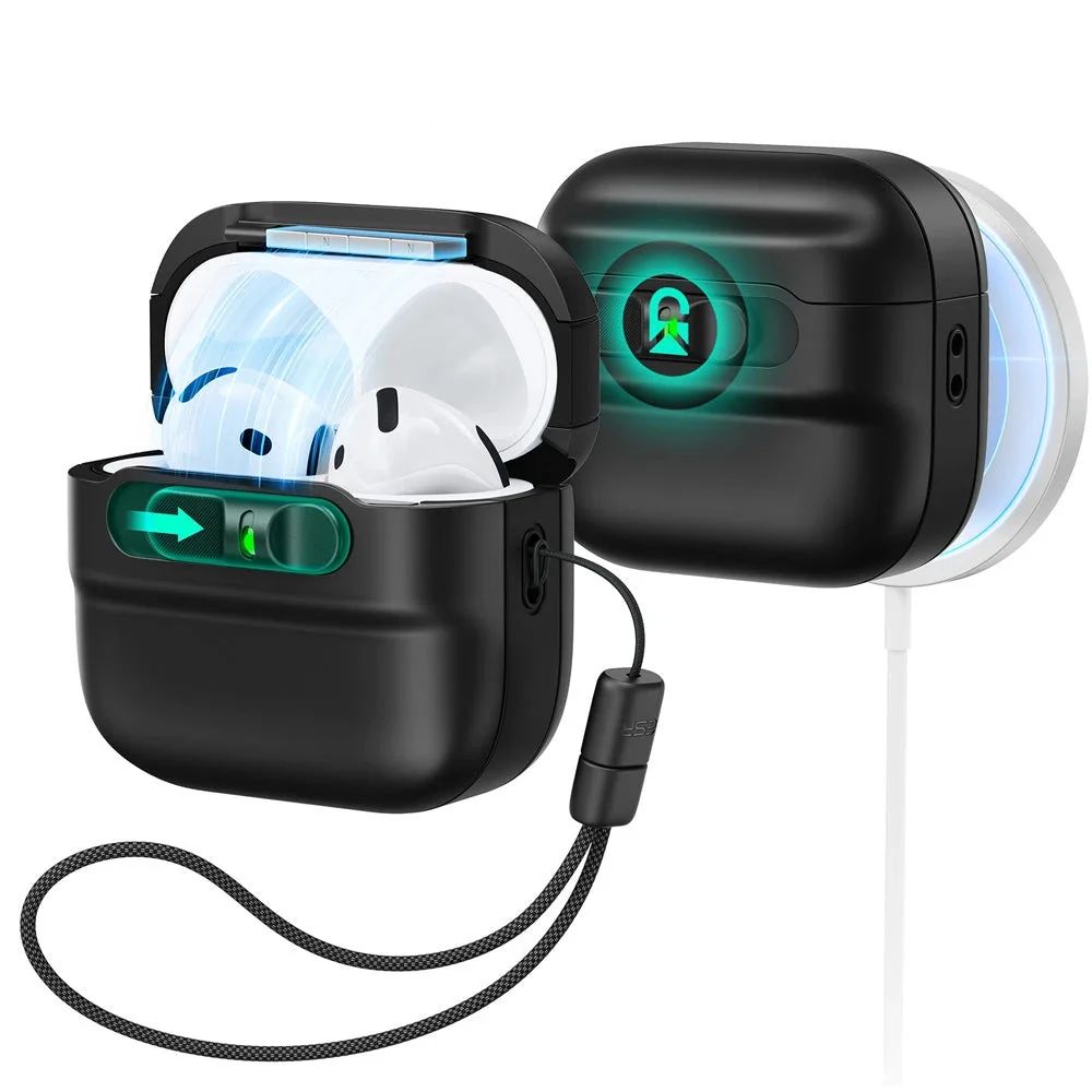 ESR Pulse Halolock Magsafe-etui til AirPods 4 – svart