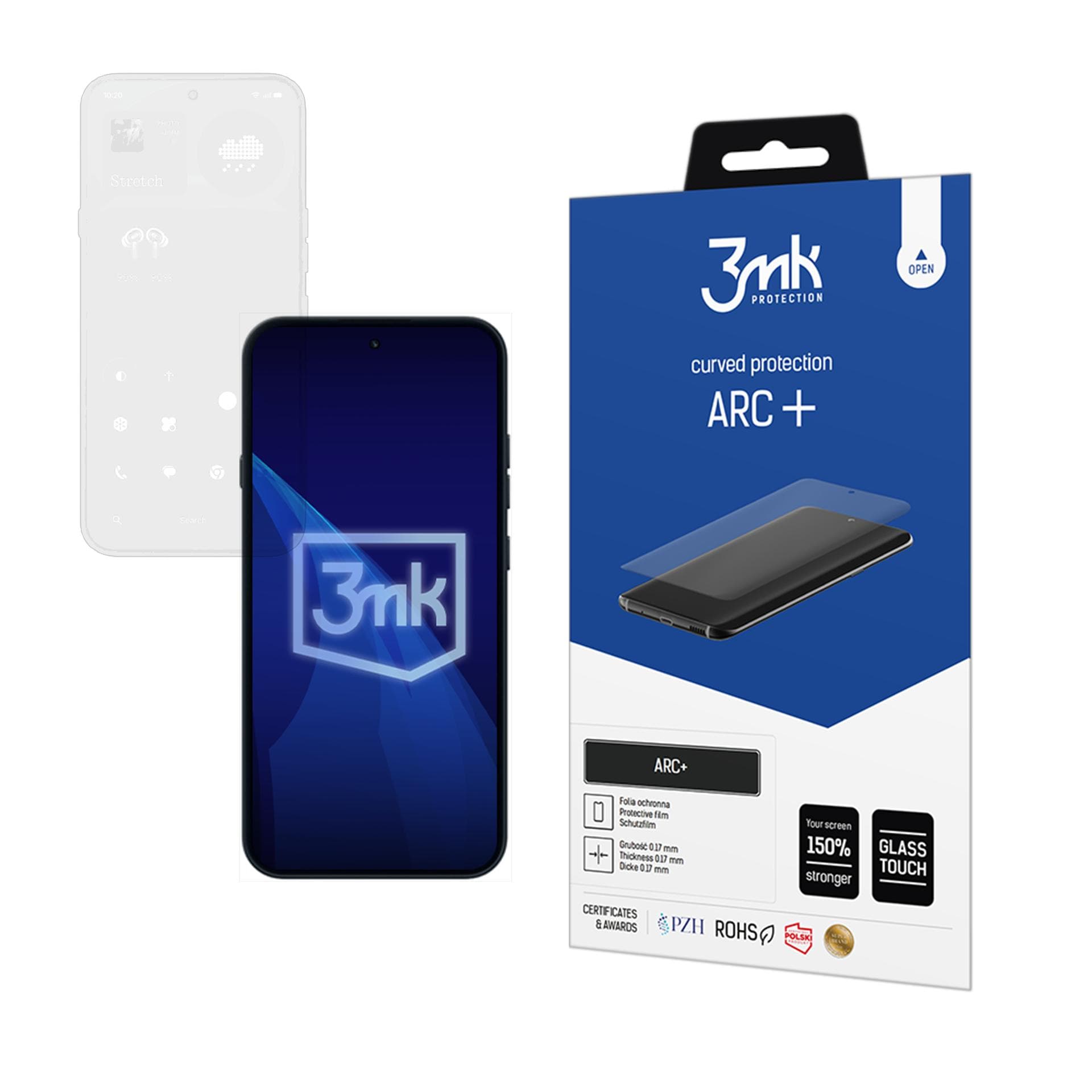 3mk ARC+ beskyttelsesfilm til Nothing Phone 4A Pro
