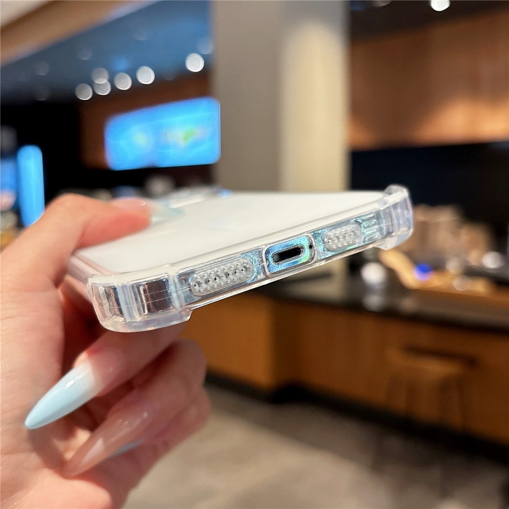 iPhone 18 Pro Max / 17 Pro Max magnetisk TPU-etui med avtakbart kameradeksel – gjennomsiktig