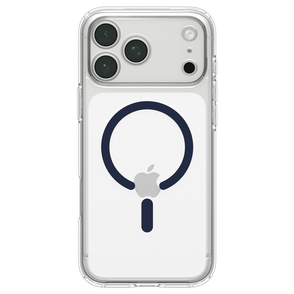 Spigen Ultra Hybrid MagSafe-etui til iPhone 18 Pro / 17 Pro – Klar marineblå