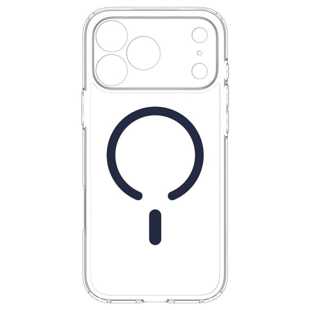 Spigen Ultra Hybrid MagSafe-etui til iPhone 18 Pro / 17 Pro – Klar marineblå