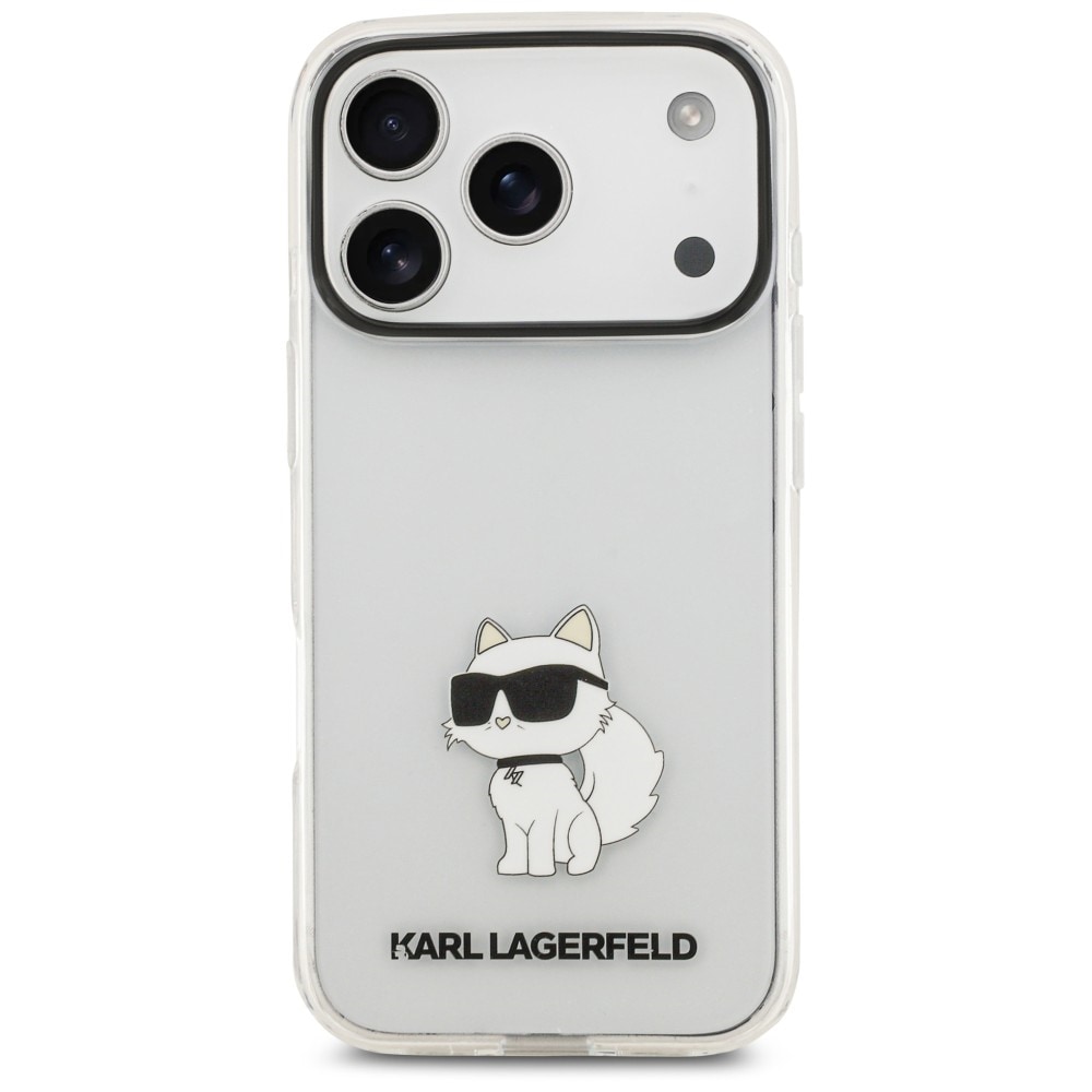 Karl Lagerfeld IML NFT Choupette-etui til iPhone 18 Pro / 17 Pro – gjennomsiktig