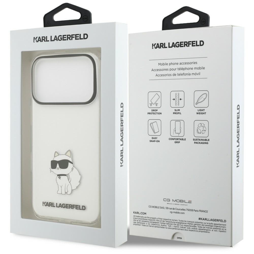 Karl Lagerfeld IML NFT Choupette-etui til iPhone 18 Pro / 17 Pro – gjennomsiktig