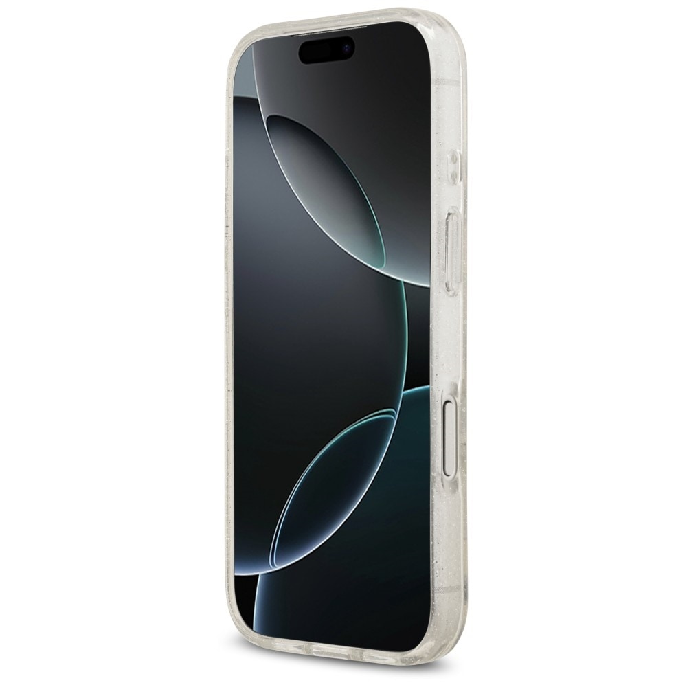 Karl Lagerfeld IML NFT Glitter Karl&Choupette-etui til iPhone 18 Pro / 17 Pro – gjennomsiktig