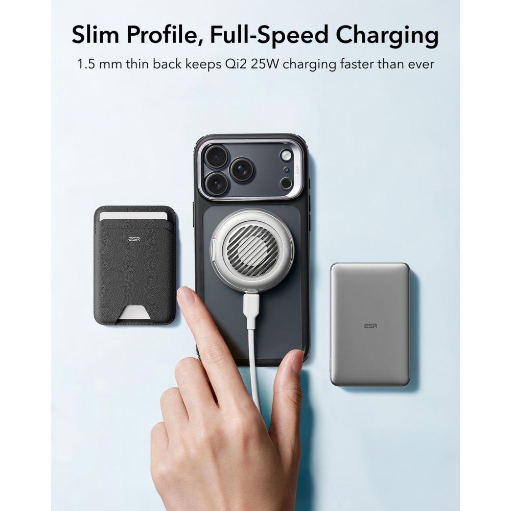 ESR Classic Hybrid-etui med støttefot og MagSafe for iPhone 18 Pro / 17 Pro – svart