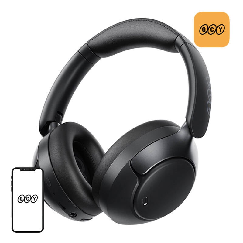 QCY H3 pro ANC trådløse hodetelefoner (svart)