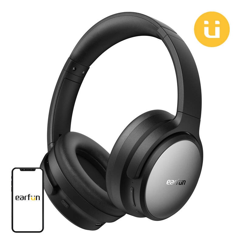 Earfun Tune Pro trådløse hodetelefoner (svart)