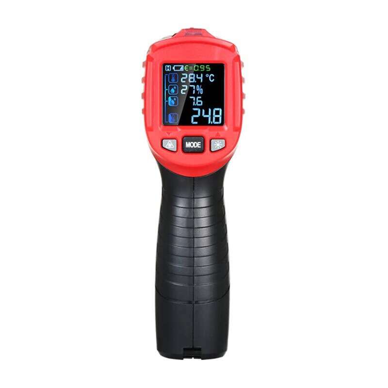 Digital laserpyrometer Habotest HT651D, fuktighetsmåler