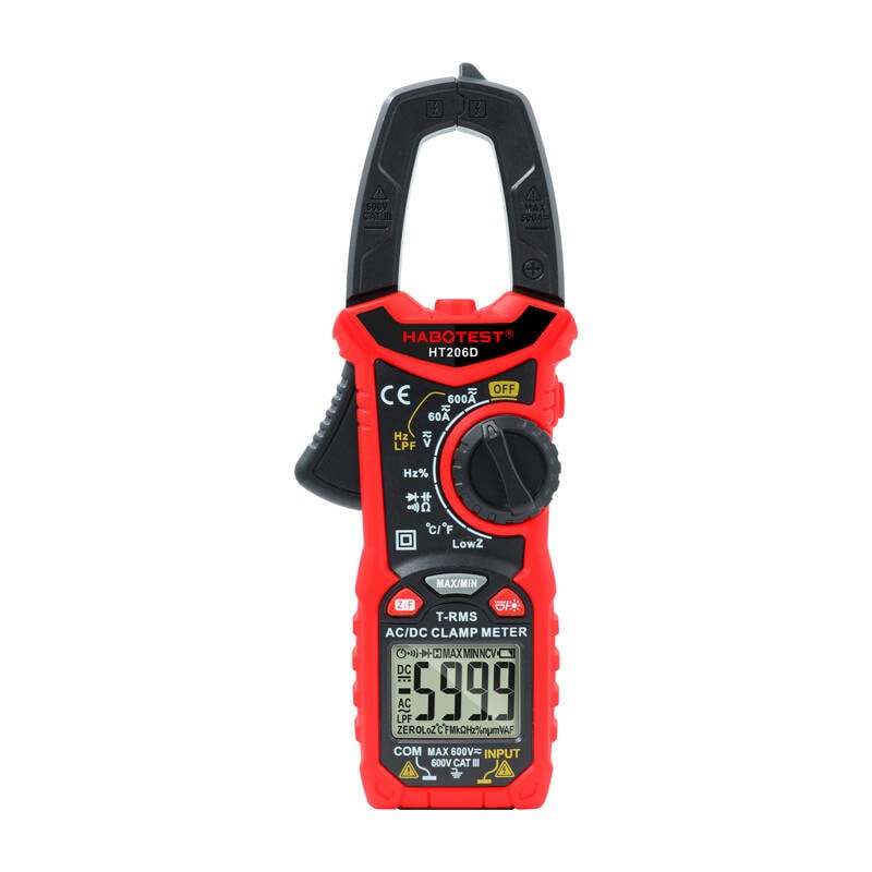 Digitalt tangmeter Habotest HT206D True RMS , NCV, LPF