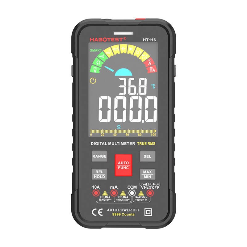 Digitalt universal multimeter Habotest HT116 True RMS, NCV
