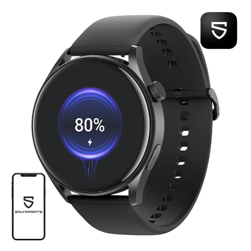 Soundpeats Watch4 smartklokke (svart)