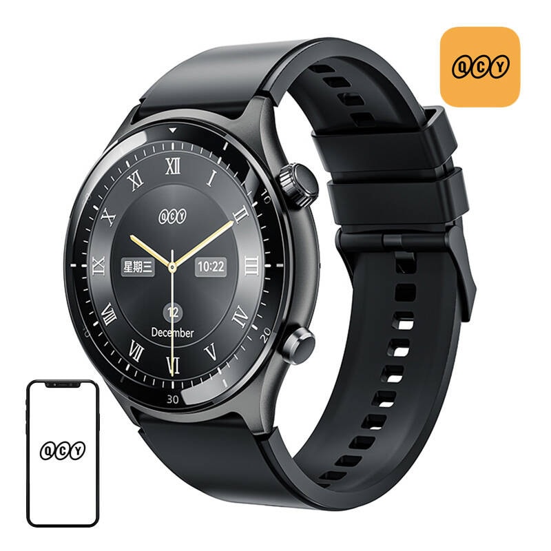 QCY S7 smartklokke (svart)