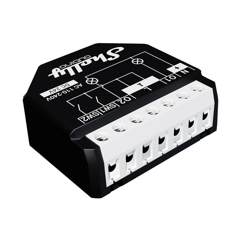 Shelly Qubino Wave2PM Controller, 2-kanals, Z-Wave (strømmåling)
