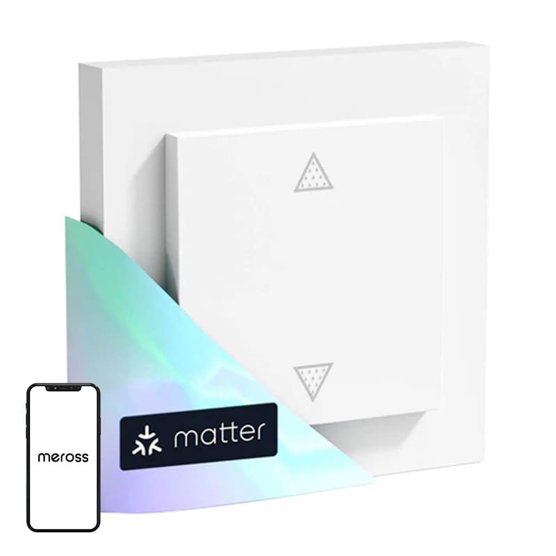Meross MRS105MA-EU WiFi Smart rulleskoddebryter (Matter)