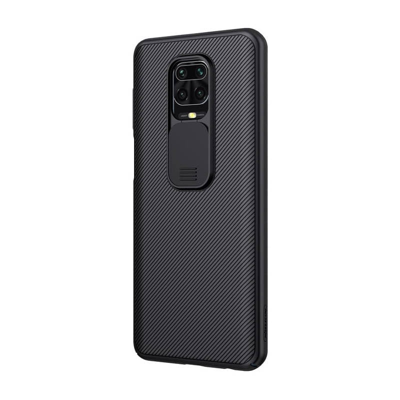 Nillkin CamShield-etui til Xiaomi Redmi Note 9 Pro/Note 9 Pro Max/Note 9S/Poco M2 Pro (svart)