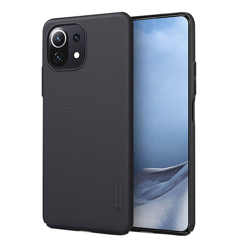Nillkin Super Frosted Shield-etui for Xiaomi 11 Lite 4G/5G (svart)