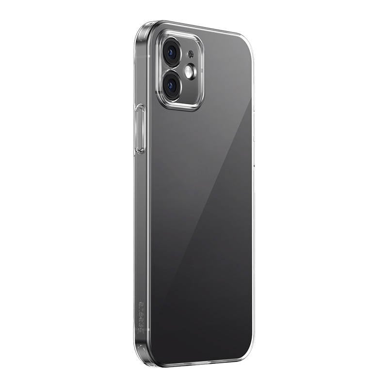Gjennomsiktig etui og herdet glass sett Baseus Corning for iPhone 12