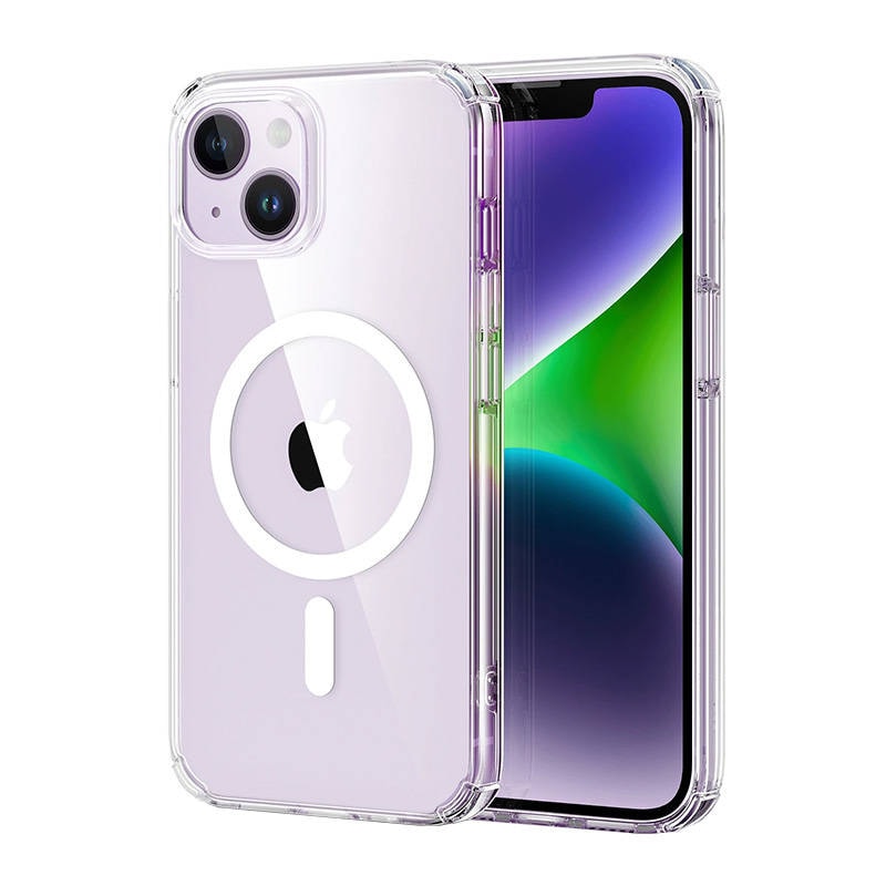 Etui ESR Krystec Clear for iPhone 14 Plus, Magsafe (klar)