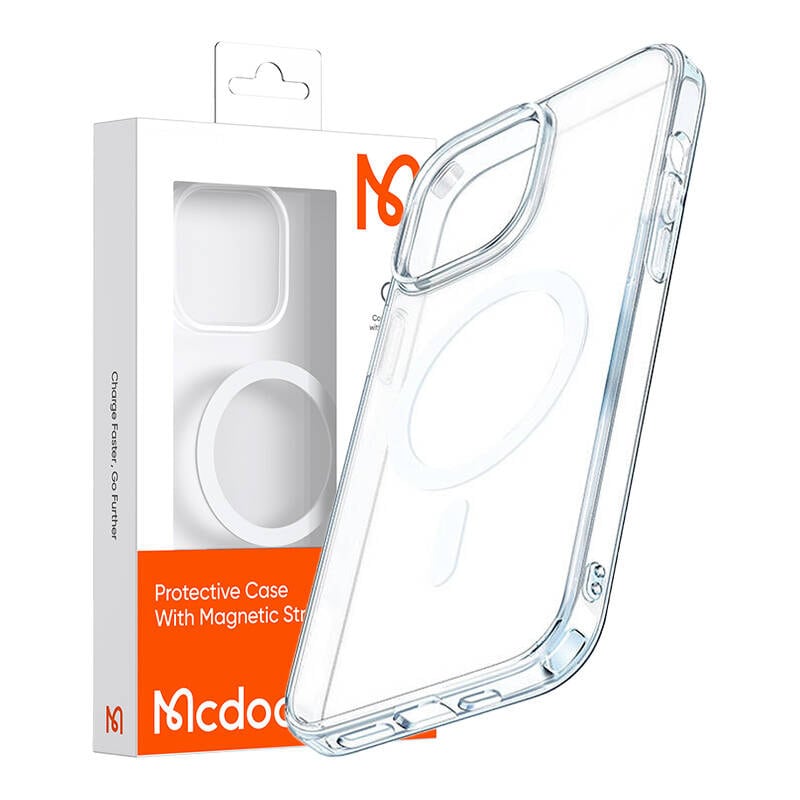 Magnetisk etui McDodo Crystal for iPhone 14 Pro Max (klar)