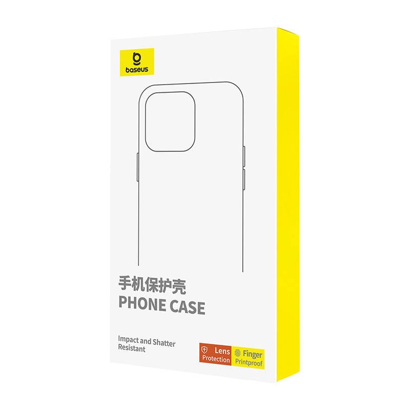 Klar sak Baseus iPhone 15 + herdet glass