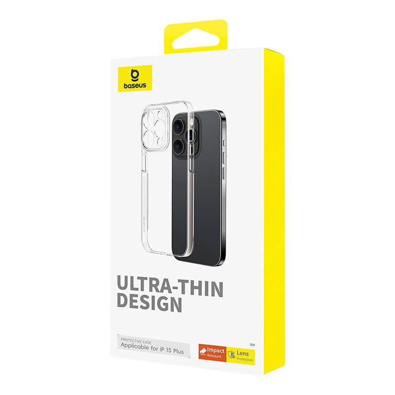 Telefonveske for iPhone 15 Plus Baseus OS-Lucent-serien (klar)