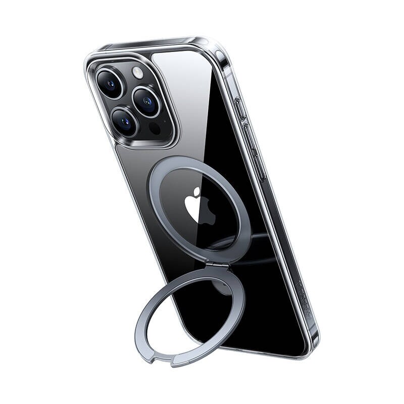 Torras telefonveske UPRO Ostand Clear for iPhone 15 PRO (gjennomsiktig)