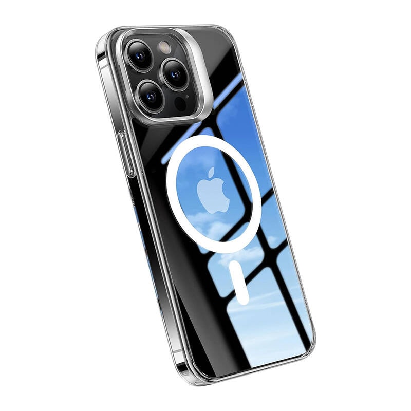 Torras telefonveske UPRO Lstand Clear-Mag for iPhone 15 PRO (gjennomsiktig)