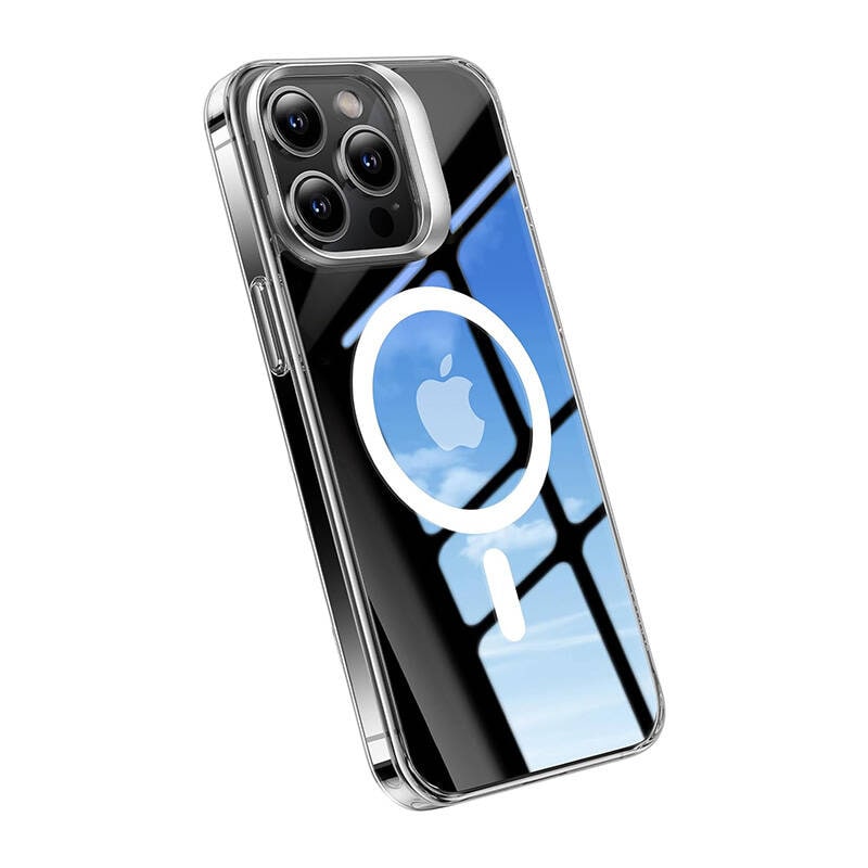 Torras telefonveske UPRO Lstand Clear-Mag for iPhone 15 (gjennomsiktig)