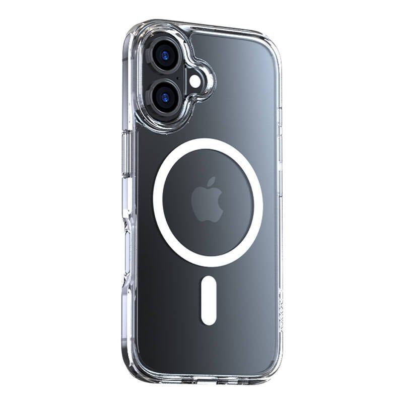 Torras Diamond-Mag Series-etui for iPhone 16 (gjennomsiktig)