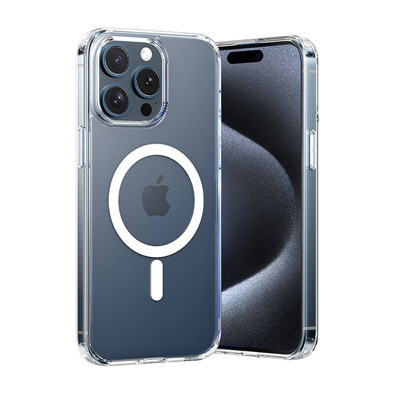 Vention KUCT0-30 beskyttelsesveske for iPhone 15 Pro (gjennomsiktig)